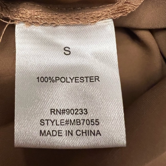 NWT PacSun Brown Cargo Satin Mini Skirt - Picture 4 of 4